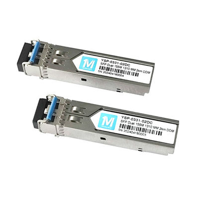 155M Duplex 2km 1310nm LC Connector DDM 100BASE MMF Glasvezel Module Pluggable SFP Transceiver