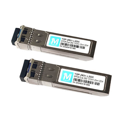 Glasvezeltransceivers 25G SFP28 Duplex 20km 1310nm LC DDM SMF 25GB Optische module Enkelmodus SFP28 Module SFP28 25G 20km