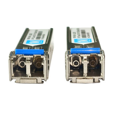 1.25G Duplex 10km Afstand 1310nm LC Connector DDM 1000BASE SMF Fiber Optic Module Pluggable SFP Transceiver