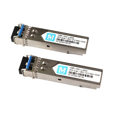 1.25G Duplex 40km 1310nm LC Connector DDM 1000BASE SMF Fiber Optic Module Pluggable SFP Transceiver voor gegevensoverdracht