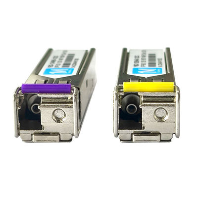 3.3V glasvezeltransceivers 155M BIDI 120km 1490nm/1550nm LC connector DDM WDM Simplex optische module Transceiver SFP module