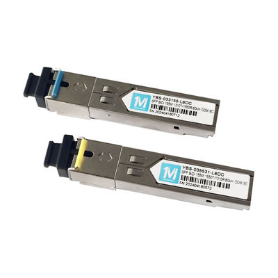 155M BIDI 60km 1310nm/1550nm SC Connector DDM WDM Simplex optische module Transceiver SFP-module voor telecomtoepassingen