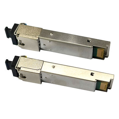 155M BIDI 120km 1490nm/1550nm SC Connector DDM WDM Simplex Glasvezel Transceiver SFP-module met DDM- en WDM-functies