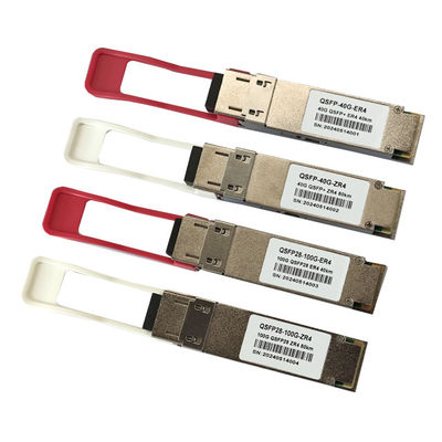 Glasvezeltype SMF 40G QSFP 1310nm 80km ZR4 LC Optische module DDM Compatibele transceiver voor bandbreedte dataoverdracht