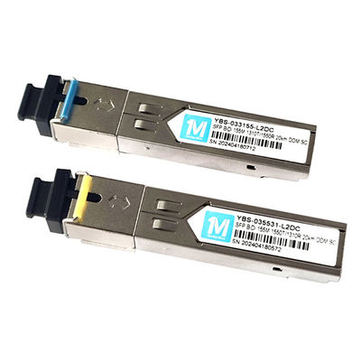 FTTX 155M BIDI 20km 1310nm/1550nm SC Connector DDM WDM Simplex optische module Transceiver SFP module