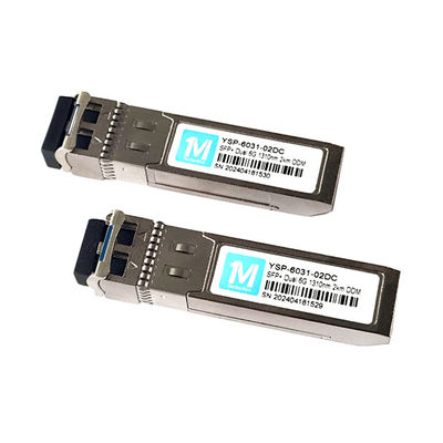 1310nm LC DDM SMF 6GB optische module Single-mode SFP-module SFP 6G 2km voor snelheid FTTX-toepassingen en -oplossingen