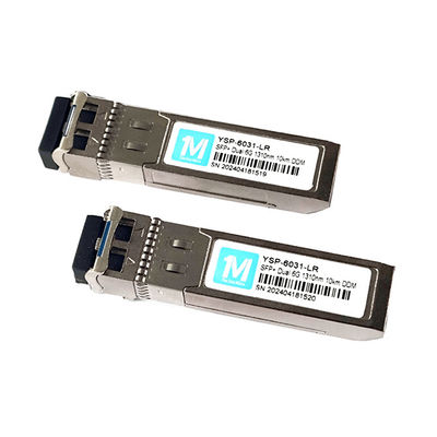 Duplex LC-interface 6G SFP 10 km 1310nm LC DDM SMF optische module voor singlemode glasvezelnetwerken over lange afstanden