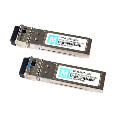 20 km afstand 6G SFP BIDI 1270nm/1330nm WDM LC connector DDM optische transceiver voor FTTX Fiber Network Module Network