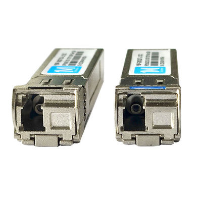 6G SFP BIDI 80km 1490nm/1550nm WDM LC Connector DDM Optische Transceiver met snel glasvezel netwerk