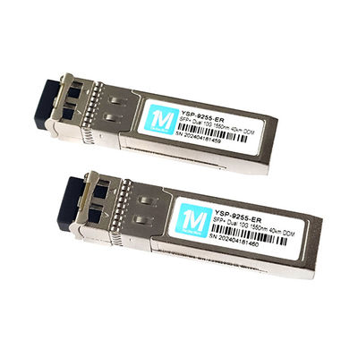 10G SFP Duplex 40km 1550nm LC DDM SMF Optische module Enkelmodus SFP-module SFP 10G ER De ideale keuze voor snelheidsnetwerken