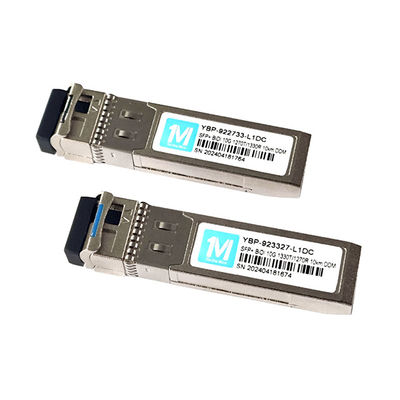 10G SFP BIDI LC Interface DDMI Optische Transceiver 10km 1270nm/1330nm WDM LC Connector 10G LR Single Mode Fiber Module