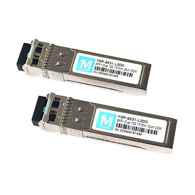10G SFP-singlemode-module 20km 1310nm LC DDM SMF 10GB-optische module voor FTTX-infrastructuur