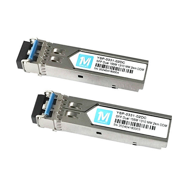 155M Duplex 2km 1310nm LC Connector DDM 100BASE MMF Glasvezel Module Pluggable SFP Transceiver