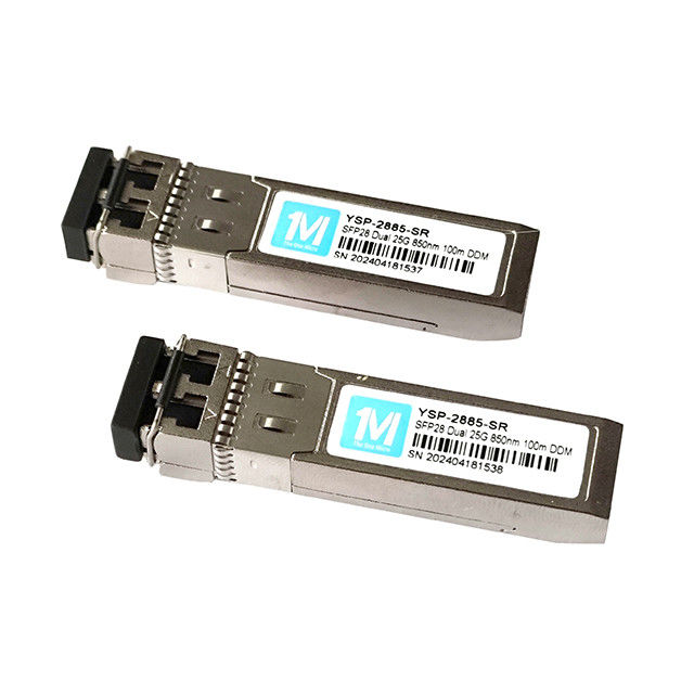 FTTX 25G SFP28 Duplex 100m 850nm LC DDM MMF Multimode VCSEL 25GB SFP28 Module Optische Transceiver SFP28 25G SR met 3