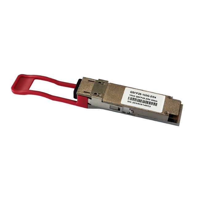 100G QSFP28 1310nm 40km ER4 LC-optische module voor netwerk GPRS QSFP28-100G-ER4 DDM-compatibele transceivermodule