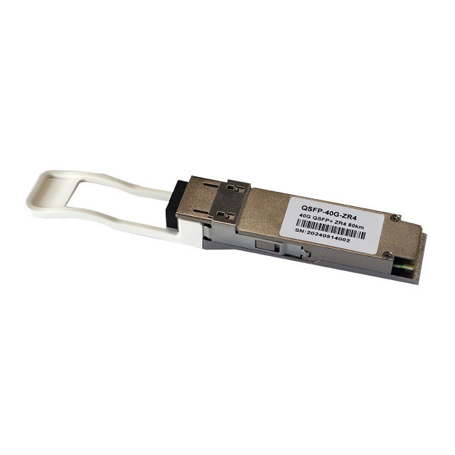 Glasvezeltype SMF 40G QSFP 1310nm 80km ZR4 LC Optische module DDM Compatibele transceiver voor bandbreedte dataoverdracht