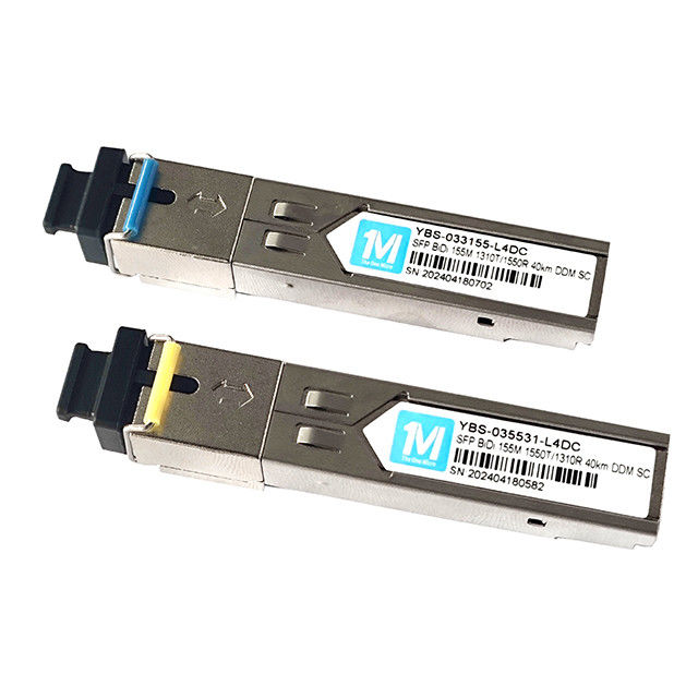 SDK-netwerk 155M BIDI 40km 1310nm/1550nm SC-connector DDM WDM Simplex optische module Transceiver SFP-module