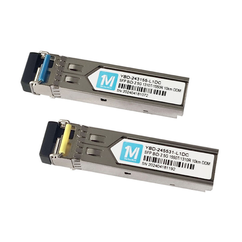 1310nm/1550nm golflengte 10km afstand BIDI LC connector DDM WDM Simplex optische module Transceiver SFP module