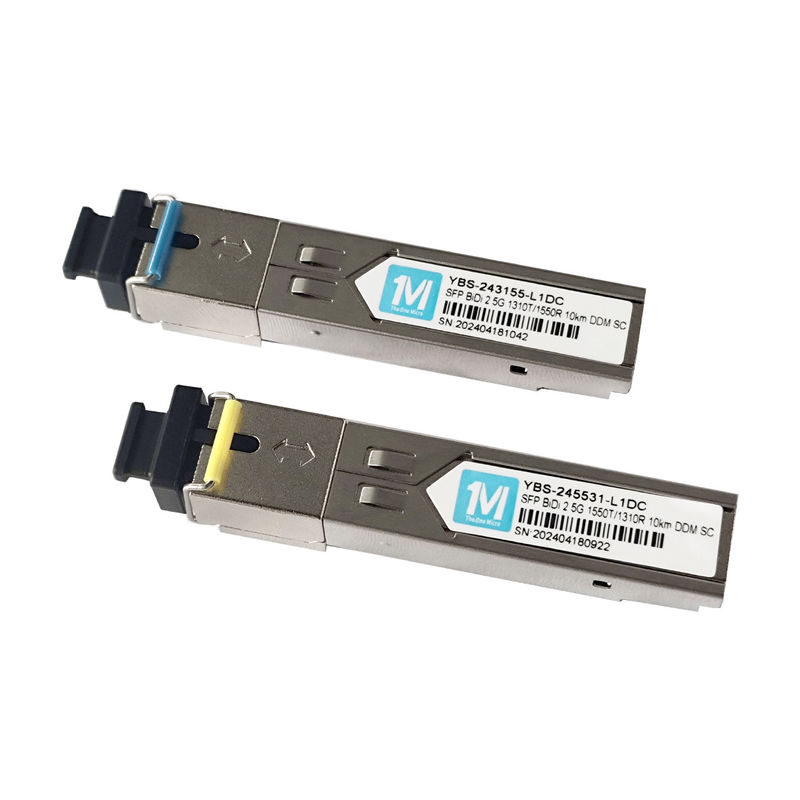 2.5G BIDI 10km 1310nm/1550nm SC Connector DDM WDM Simplex optische module