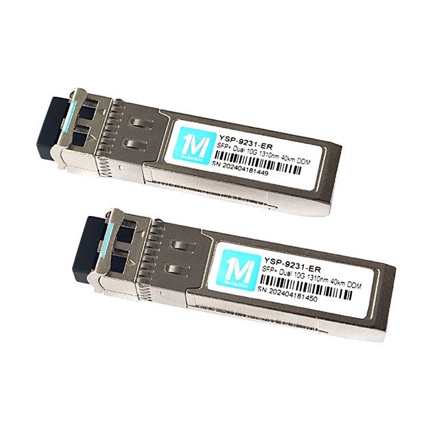 10G SFP Duplex LC DDM SMF 10GB Optische module Enkelmodus SFP-module Gegevenssnelheid 10Gbps Tijd 3 jaar LC 1310nm Duplex 40km