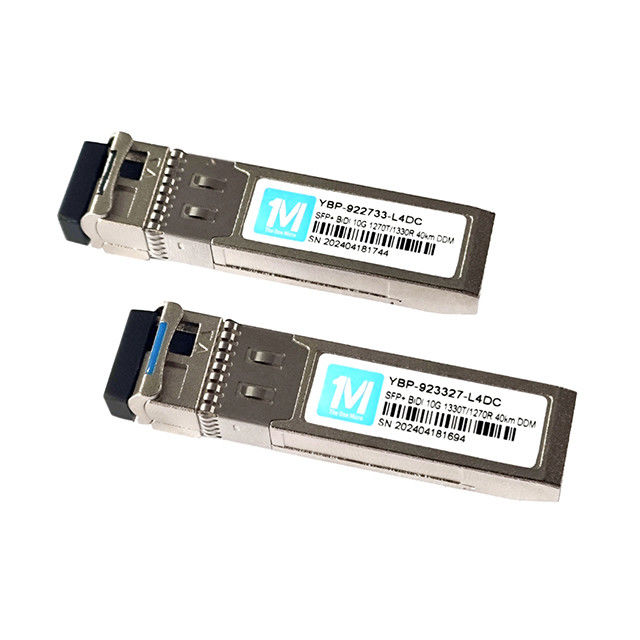 High Capacity Data Transmission Fiber Type SMF 10G SFP BIDI 40km 1270nm/1330nm WDM LC Connector DDM Optische Transceiver